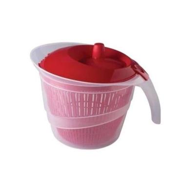 Imagem de Secador De Salada 2,8l Vermelho - Plasútil