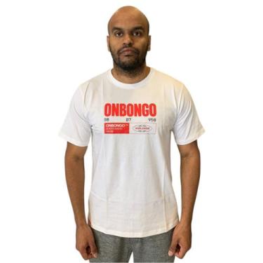 Imagem de Camiseta Onbongo Masculina World Wide Always Ahead Original, P, Branco