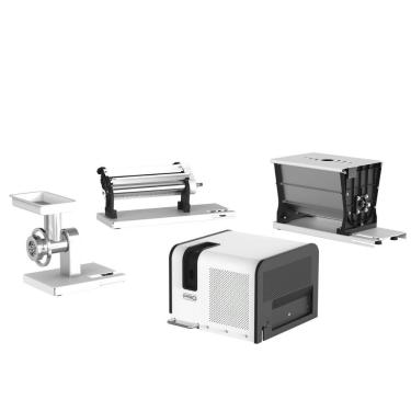 Imagem de Kit Amassadeira 5kg Extrusora Moedor Cilindro Supermix Pro Bivolt para Massas e Embutidos Anodilar