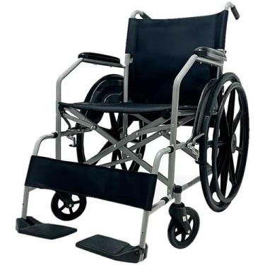Imagem de Cadeira Rodas D100 Pop Dellamed Até 110kg Encosto Rebatível