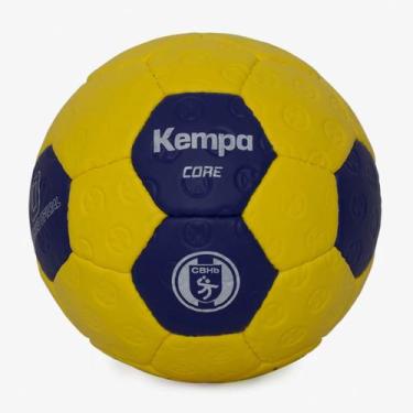 Imagem de Bola de Handebol Kempa Core Amarelo e Azul H2