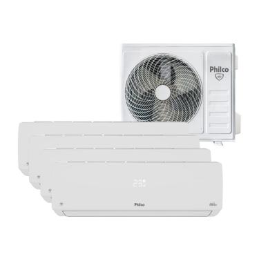 Imagem de Ar Condicionado Quadri Split Philco 42000 BTUs (HW 12K+12K+12K+12K) Quente e Frio Inverter 220V R32 (PAC42QV)