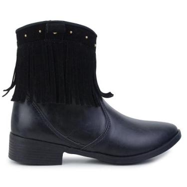 Imagem de Bota Infantil Meninas Kidy CM Montaria Preta - 0700, 32, Preto