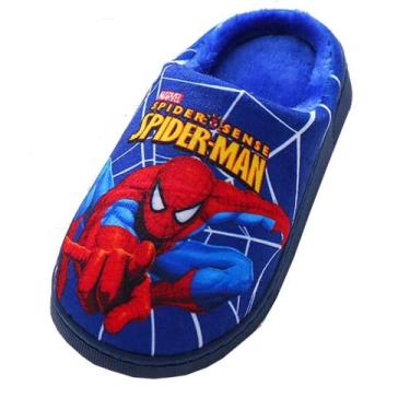 Imagem de Pantufa Chinelo Homem Aranha - Azul - Tamanho 20