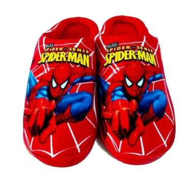 Imagem de Pantufa Chinelo Homem Aranha - Vermelho - Tamanho 34