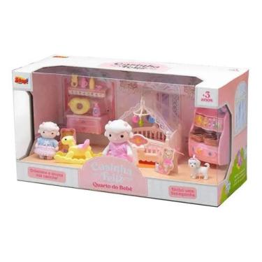 Imagem de Conjunto Casinha Feliz Quarto De Bebe Zoop Toys ZP01057