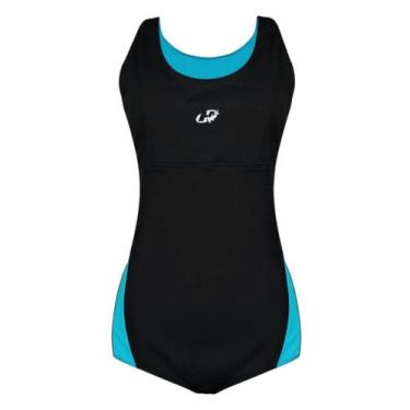 Imagem de Maiô Hammerhead Helanca Especial com Detalhe Feminino, Preto, Verde, 5