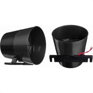 Imagem de Sirene Simples 120 Dbs 12V Preta 1576 - DEZCOMP