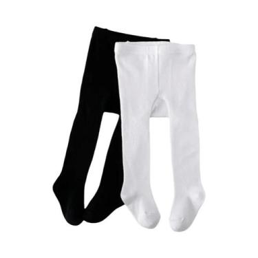 Imagem de Meias De Algodão Para Bebês Meninas 0-2 Anos, Leggings Tricotadas Maci