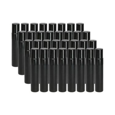 Imagem de Frascos De Perfume De Viagem Em Vidro Fosco Preto, 8 Ou 32 Peças, 5 Ou