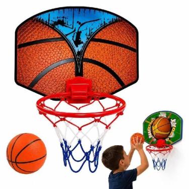 Imagem de Kit Basquete Infantil para Porta JR TOYS com Tabela e Bola Inclusa Ver
