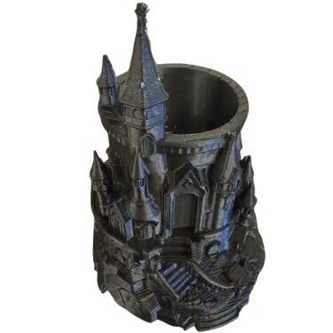 Imagem de 3D Porta Caneta Castelo 10cm Preto - Modelo 893579 - LIENAMIYA
