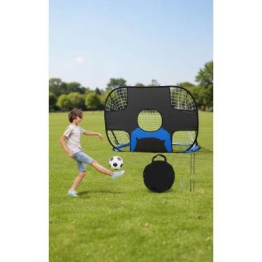 Imagem de 2x Gol de Futebol Infantil Portátil Duplo Dobrável 120cm - Congratulat