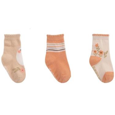 Imagem de Kit 3 Pares Meia Colorida Pimpolho 16-20 (6-12m) Menina, 03