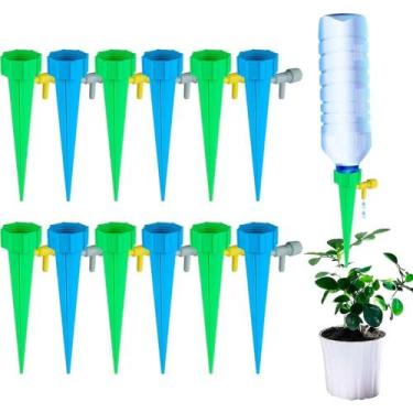 Imagem de Kit 4 unidades gotejador automático para vaso irrigador de plantas gar