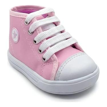 Imagem de Sapatinho de Bebê Tenis de Bebe Sapato Calçado Infantil Menina Star Ro