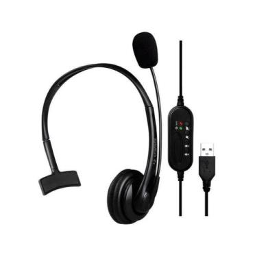 Imagem de Headset Office Fortrek FK 731A USB Preto