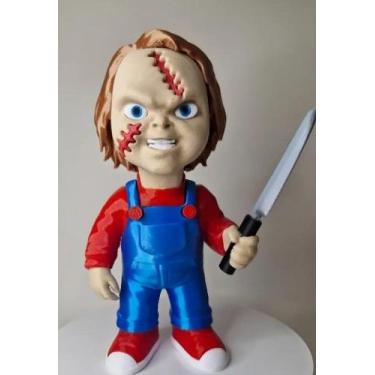 Imagem de Chucky - O Boneco Assassino - Filme - Terror - Boneco 3D - Action Figu