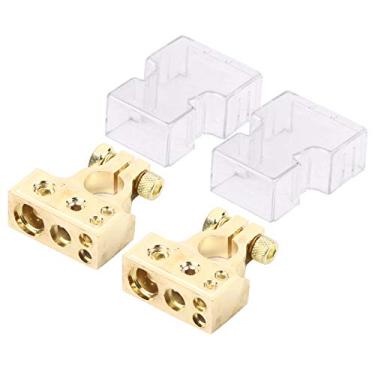 Imagem de Bateria de liga de cobre positiva com revestimento de níquel Conector de bateria off-road para veículo automotivo(ouro)