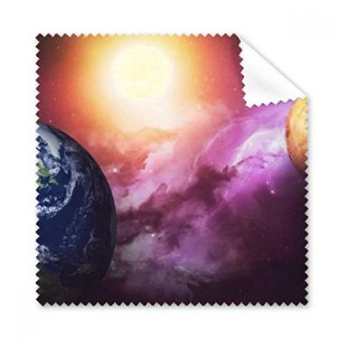 Imagem de Planet Earth Pano de limpeza colorido, vermelho, azul, limpador, 5 peças