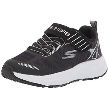 Imagem de Skechers Tênis masculino Go Run Consistent, Preto/branco, 11 Little Kid