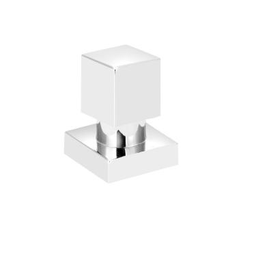 Imagem de Acabamento Quadrado Registro Abs Cromado Luxo Padrão Deca