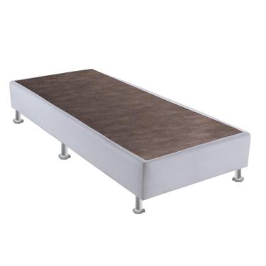 Imagem de Base Sommier Corino Branco Solteiro (88x188x23) - Ortobom
