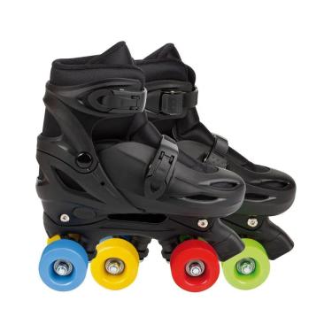 Imagem de Patins Color  Mor Tamanho Regulável M (34-37) Preto