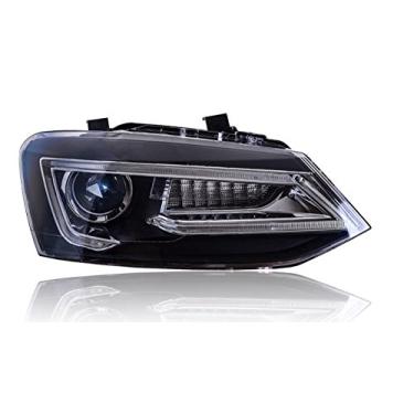 Imagem de Gowe – Estilo automotivo 2009-2015 para VW Polo Faróis de farol de LED com lente dupla H7 HID Xenon Temperatura de cor: 4300k; Potência: 35 W