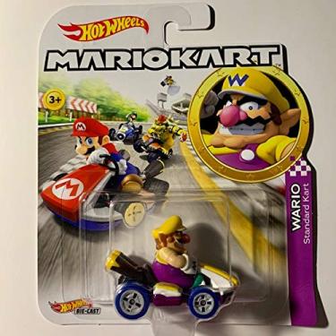 Imagem de Hot Wheels Wario Mariokart Character Car Diecast 1:64 Scale