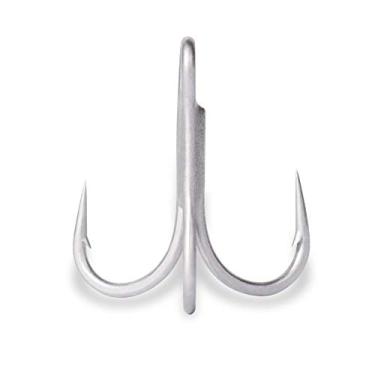 Imagem de Mustad Terminal de pesca 4X/1Xs em linha agudos (pacote com 5), níquel preto, tamanho 1