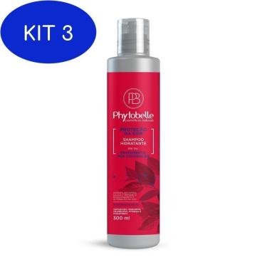 Imagem de Kit 3 Shampoo Hidratante Proteção Da Cor 300Ml