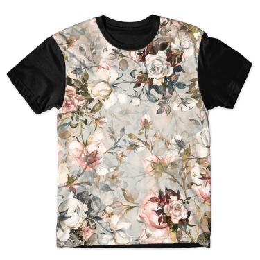 Imagem de Camiseta As Braba Masculina Flores Full Print