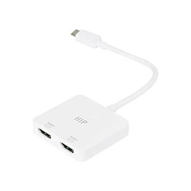 Imagem de Monoprice Adaptador USB-C para HDMI 4K duplo (Dual 4K @60Hz) para Samsung Galaxy S9/S9+, MacBook Air2020-2018, MacBool/MacBook Pro2020 2019 2018 2017, iPad Pro 2018, Dell XPS13/15