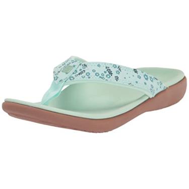 Imagem de Spenco Chinelo floral feminino Yumi Nuevo, Fair Aqua, 8.5