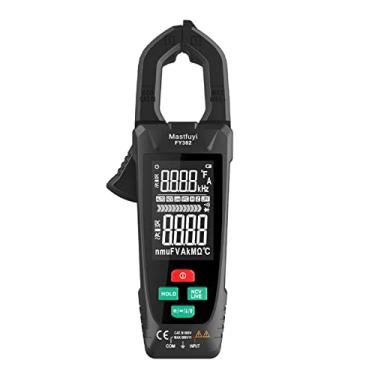Imagem de Tingpai FY382 Smart Clamp Meter True RMS 9999 Contagens Multímetro Testador de Tempe tu Tela LCD Tensão AC DC Detector de Corrente AC com Lanterna LED Medidor de Tensão Multifuncional