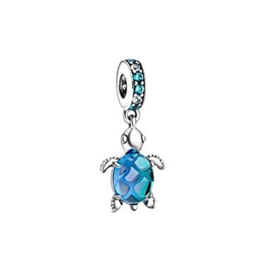 Imagem de LOVELY & BEAUTIFUL ACESSÓRIOS Berloque TARTARUGUINHA AZUL em Prata 925