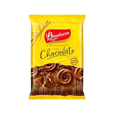 Imagem de Biscoito Amanteigado chocolate Bauducco Sachê Pacote Com 80 Unidades