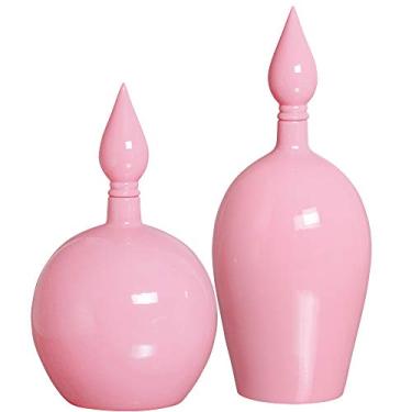 Imagem de Duo Potes Monaco/lisboa T. Gota Ceramicas Pegorin Rosa Bebe