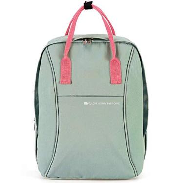 Imagem de Bolsa multifuncional para troca de bebê, bolsas para fraldas, mochila para fraldas, mochila, tecido impermeável, vários bolsos para mamãe e papai, 27 * 15 * 36 cm de alta capacidade