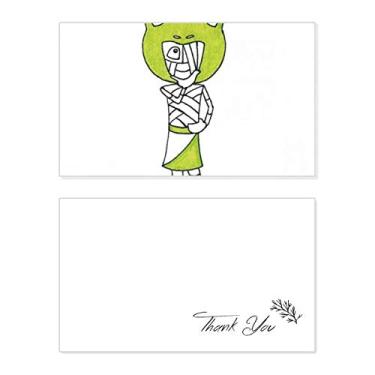 Imagem de Egito Múmia Horus Chapéu de sapo Cartão de agradecimento Cartão de Aniversário Aniversário Agradecimento Casamento