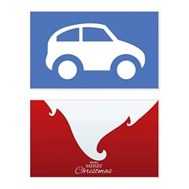 Imagem de Veículos energéticos protegem o meio ambiente, feriado, comemorações, cartão de felicitações, mensagem de Natal