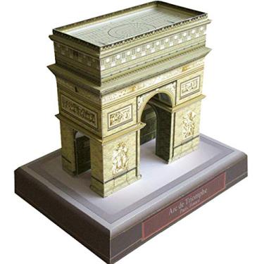 Imagem de Monumento Arco do Triunfo Arc de Triomphe França Quebra Cabeça 3D Colagem Miniatura Papercraft HAS BRASIL