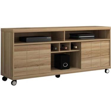 Imagem de Bancada Dacota para tv até 60`` bege - Dj Móveis