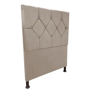 Imagem de Cabeceira de Cama Box Viúva 130cm Estofada Maju - Cores