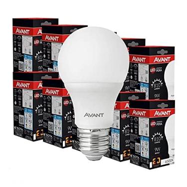Imagem de Kit 10 Lâmpadas Led 9w Bulbo Soquete E27 Bivolt Branca Fria