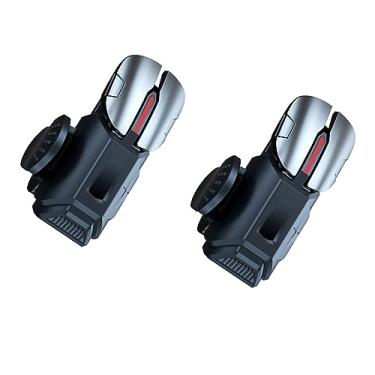 Imagem de MOOKEENONE 4 Finger Controller for Phone, Game Joystick Trigger Handle Aim Button L1R1 L2R2 Shooter Gamepad for Shooting Game