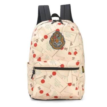 Imagem de Mochila Escolar Harry Potter Bege
