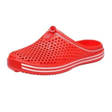 Imagem de Chinelo Feminino Nuvem Relaxa Os Pé Super Macio Antiderrapante Confort Premium (34/35, Vermelha)