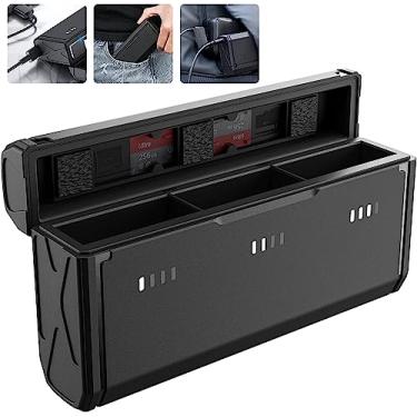 Imagem de Carregador Triplo Multifuncional Compatível com GoPro Hero 12/11 / 10/9 Black - Telesin